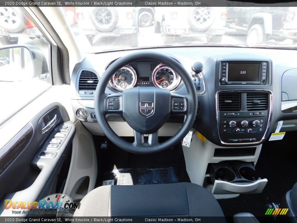 2020 Dodge Grand Caravan SE White Knuckle / Black/Light Graystone Photo #14