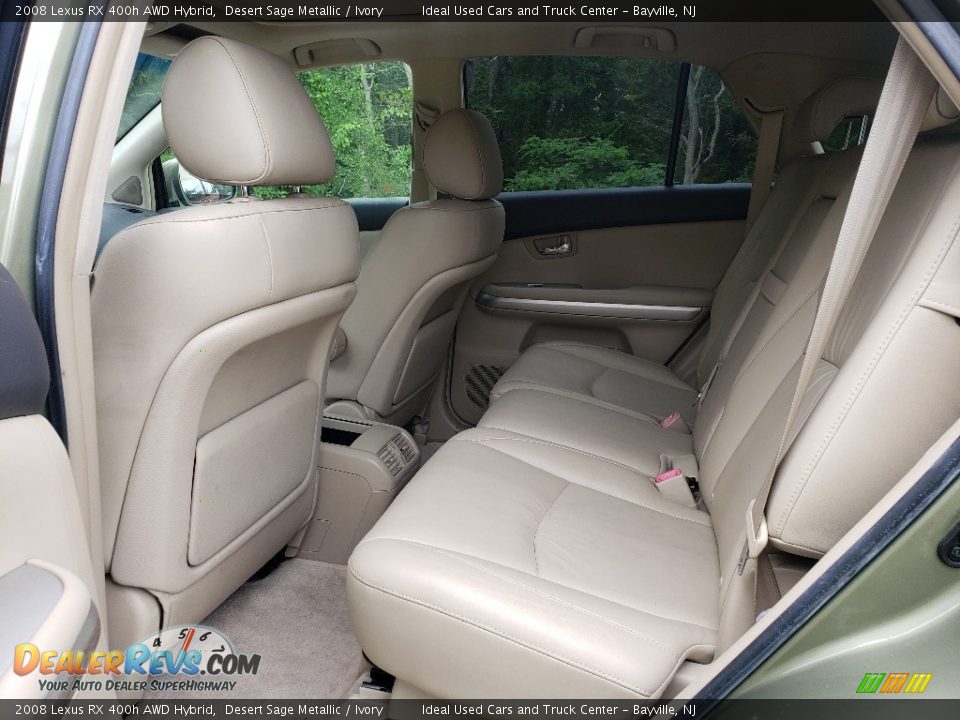 Rear Seat of 2008 Lexus RX 400h AWD Hybrid Photo #16