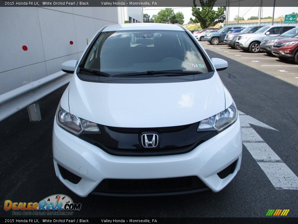 2015 Honda Fit LX White Orchid Pearl / Black Photo #8