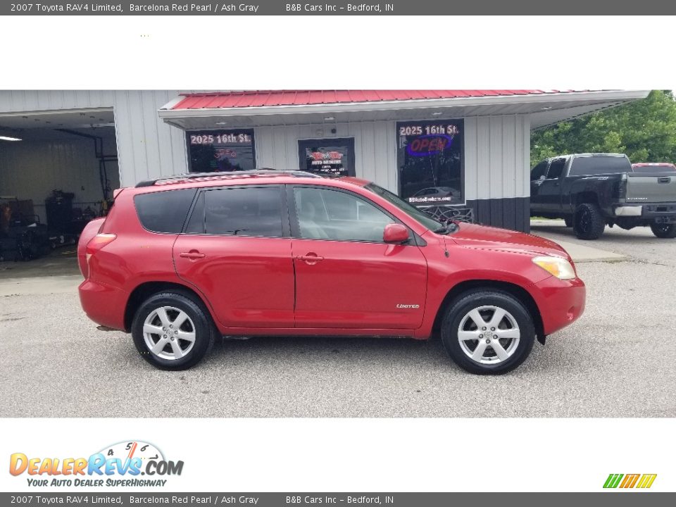 2007 Toyota RAV4 Limited Barcelona Red Pearl / Ash Gray Photo #1