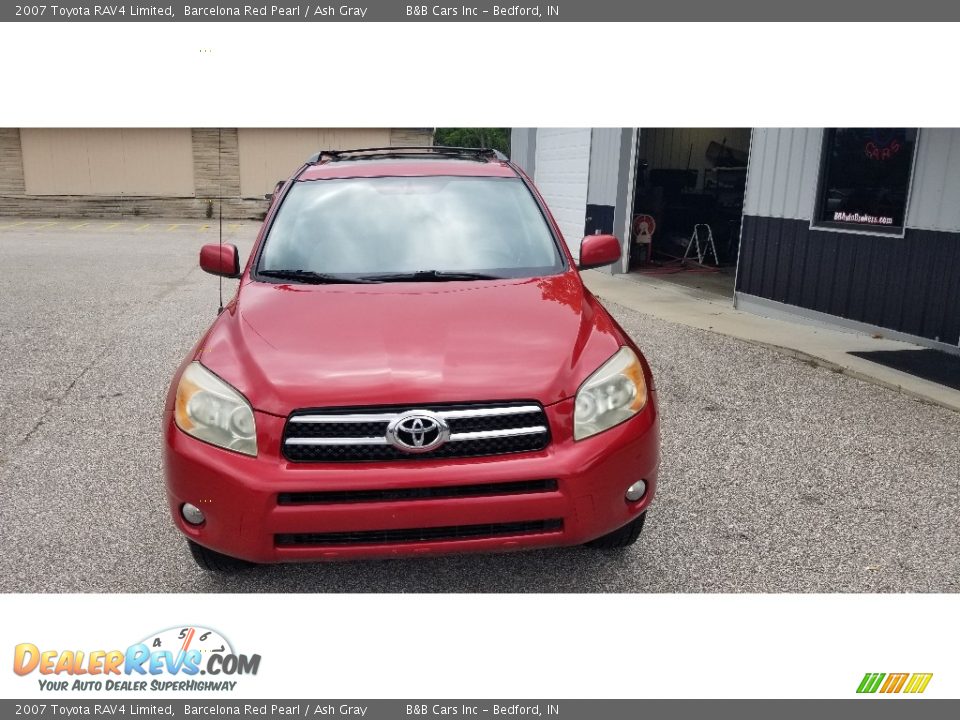 2007 Toyota RAV4 Limited Barcelona Red Pearl / Ash Gray Photo #3