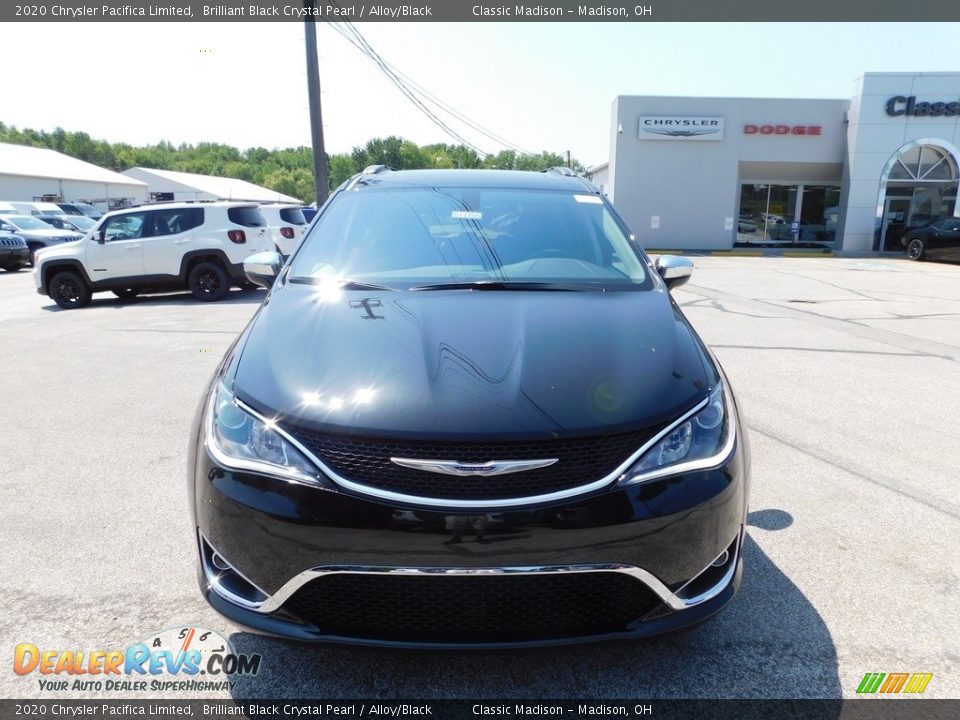 2020 Chrysler Pacifica Limited Brilliant Black Crystal Pearl / Alloy/Black Photo #3