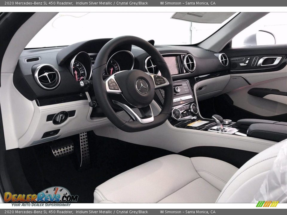 Crystal Grey/Black Interior - 2020 Mercedes-Benz SL 450 Roadster Photo #4