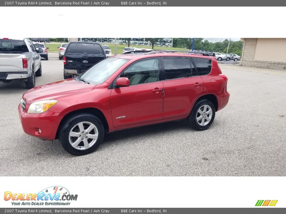 2007 Toyota RAV4 Limited Barcelona Red Pearl / Ash Gray Photo #5