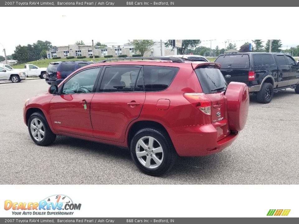 2007 Toyota RAV4 Limited Barcelona Red Pearl / Ash Gray Photo #6