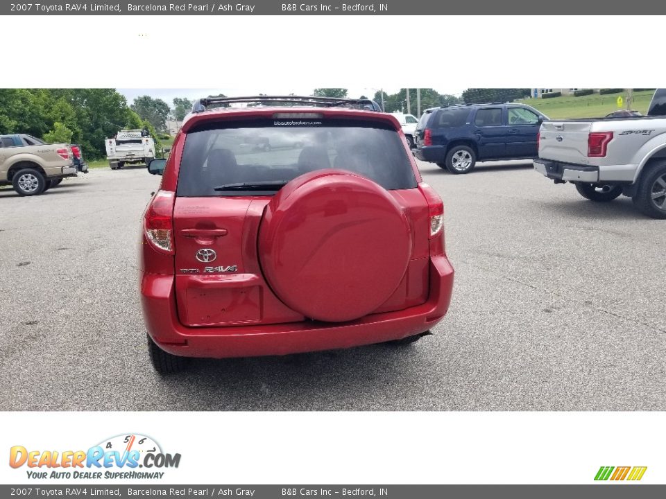 2007 Toyota RAV4 Limited Barcelona Red Pearl / Ash Gray Photo #7