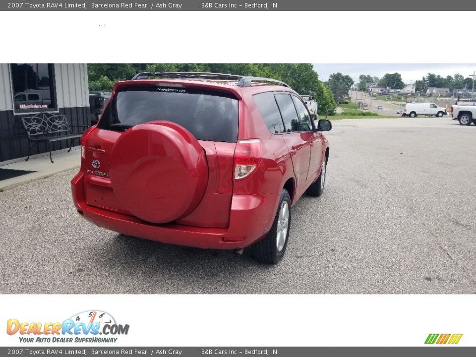 2007 Toyota RAV4 Limited Barcelona Red Pearl / Ash Gray Photo #8