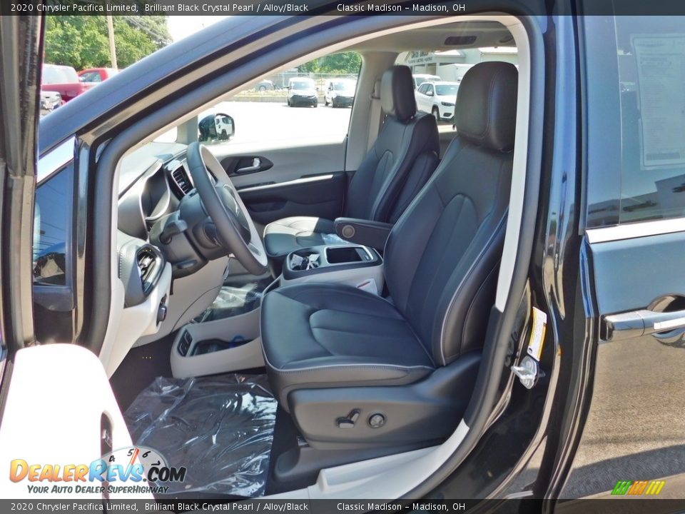 2020 Chrysler Pacifica Limited Brilliant Black Crystal Pearl / Alloy/Black Photo #9