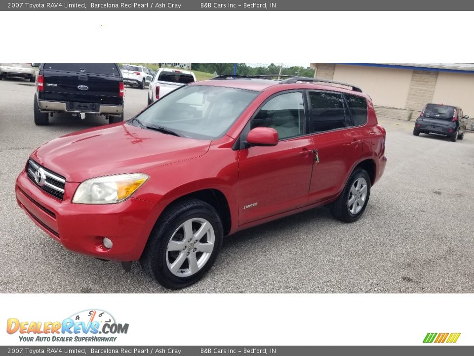 2007 Toyota RAV4 Limited Barcelona Red Pearl / Ash Gray Photo #16