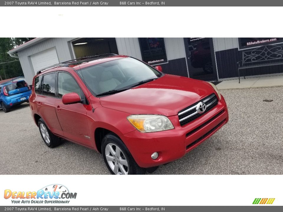 2007 Toyota RAV4 Limited Barcelona Red Pearl / Ash Gray Photo #17