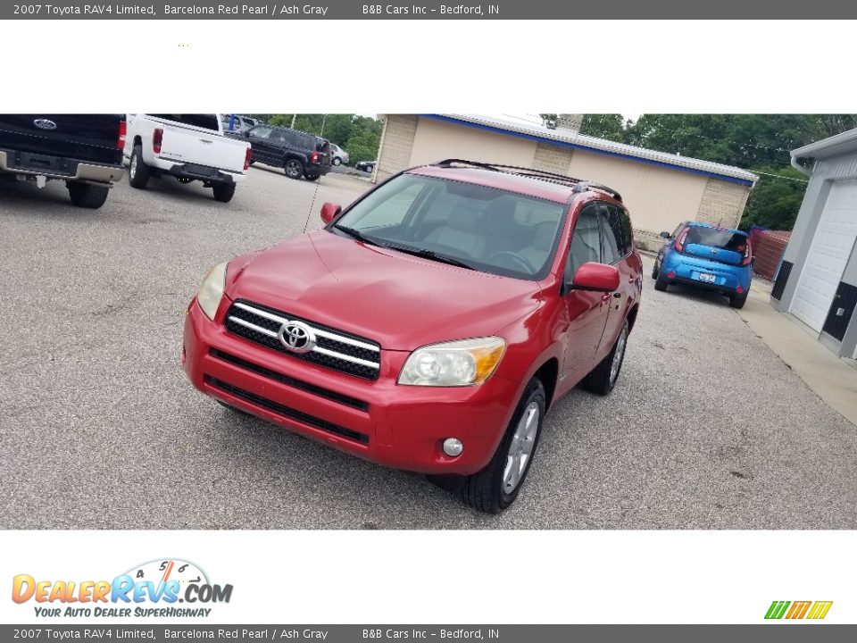 2007 Toyota RAV4 Limited Barcelona Red Pearl / Ash Gray Photo #18