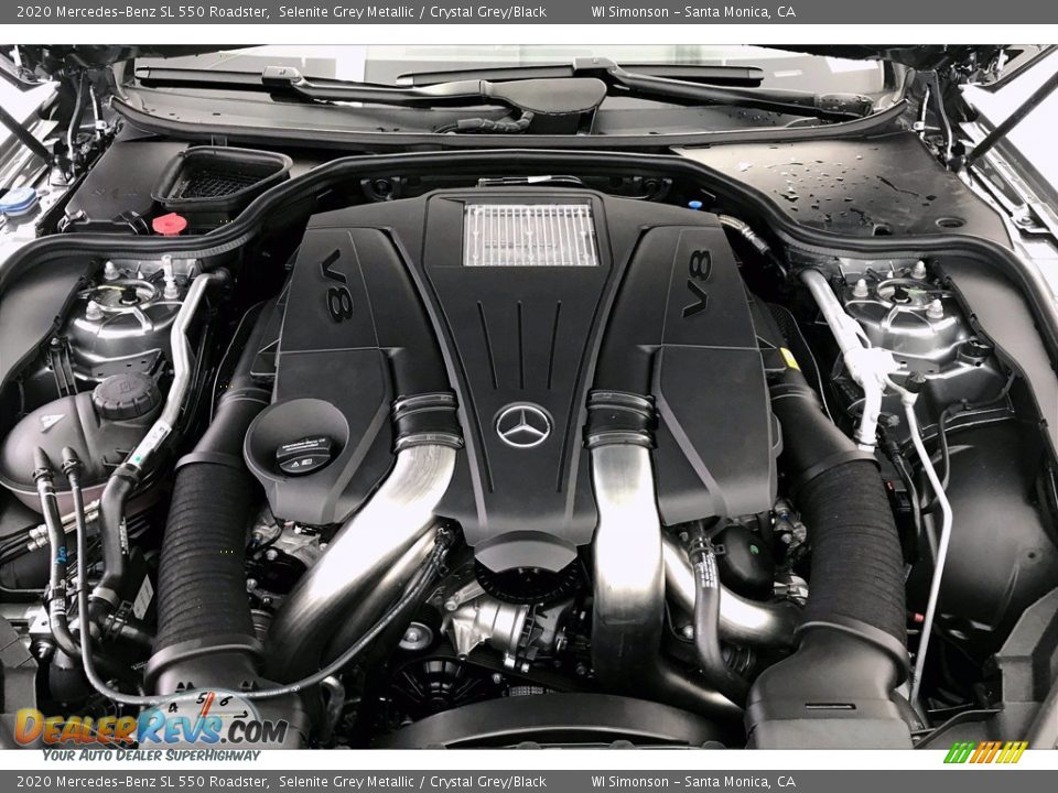 2020 Mercedes-Benz SL 550 Roadster 4.7 Liter DI biturbo DOHC 32-Valve VVT V8 Engine Photo #8