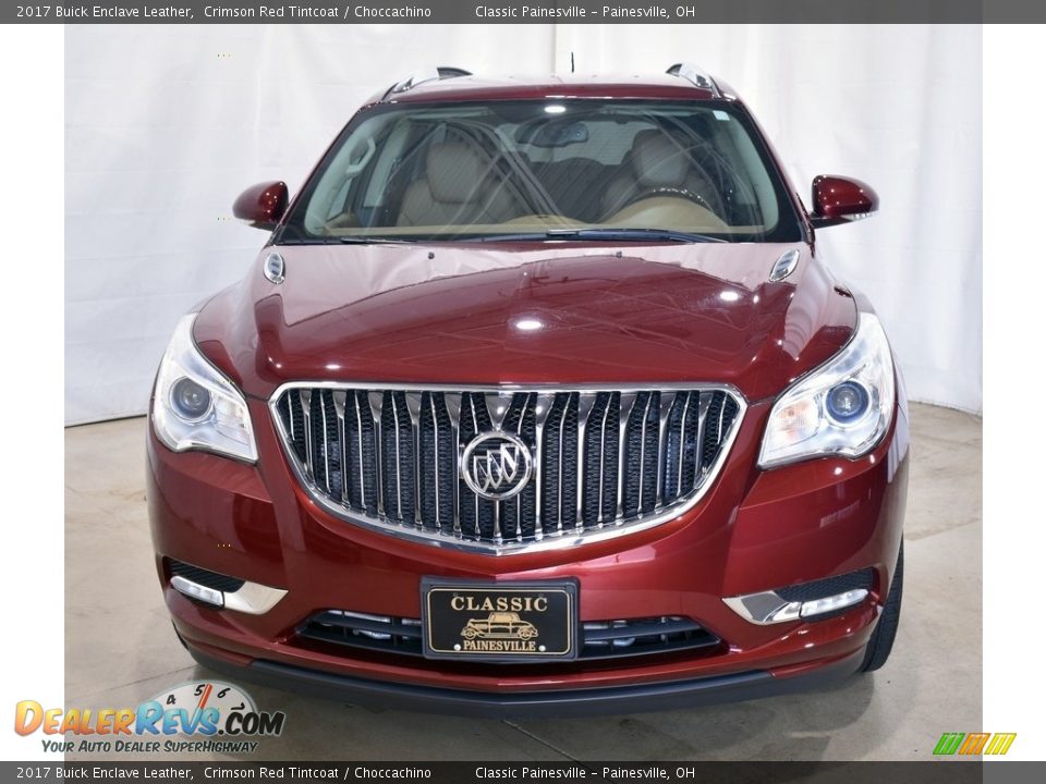 2017 Buick Enclave Leather Crimson Red Tintcoat / Choccachino Photo #4