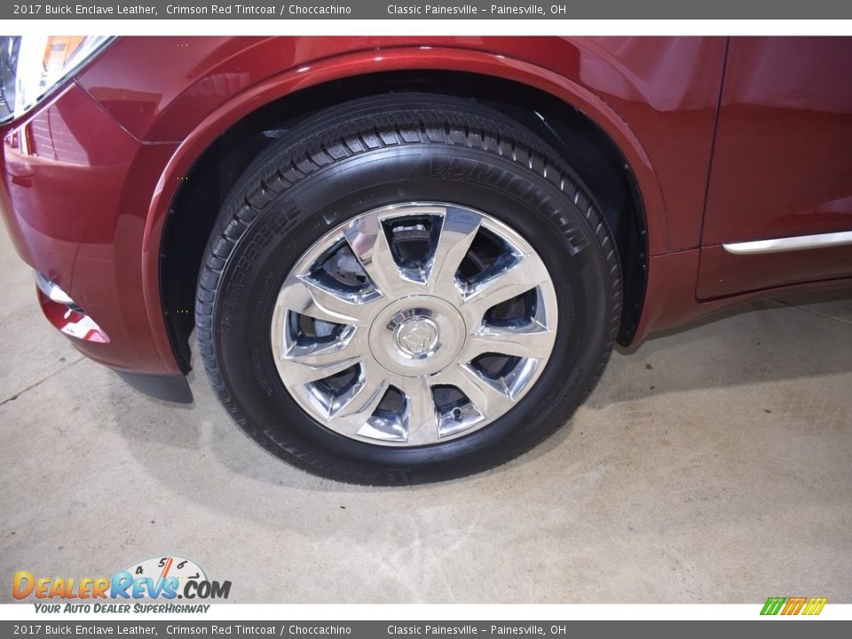 2017 Buick Enclave Leather Crimson Red Tintcoat / Choccachino Photo #5