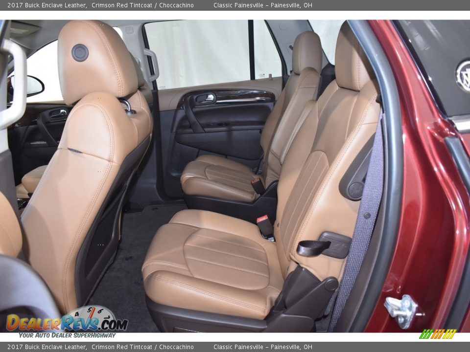 2017 Buick Enclave Leather Crimson Red Tintcoat / Choccachino Photo #8