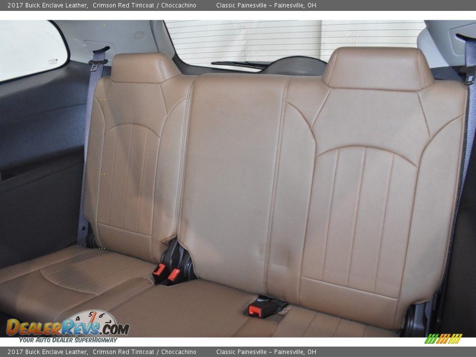 2017 Buick Enclave Leather Crimson Red Tintcoat / Choccachino Photo #9