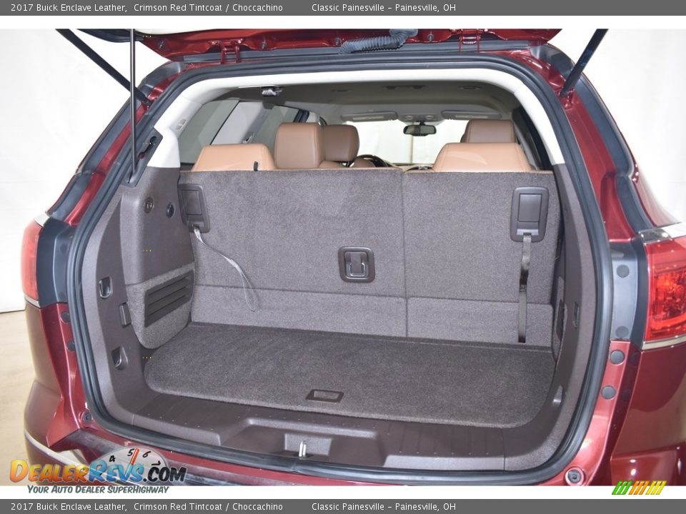 2017 Buick Enclave Leather Crimson Red Tintcoat / Choccachino Photo #10