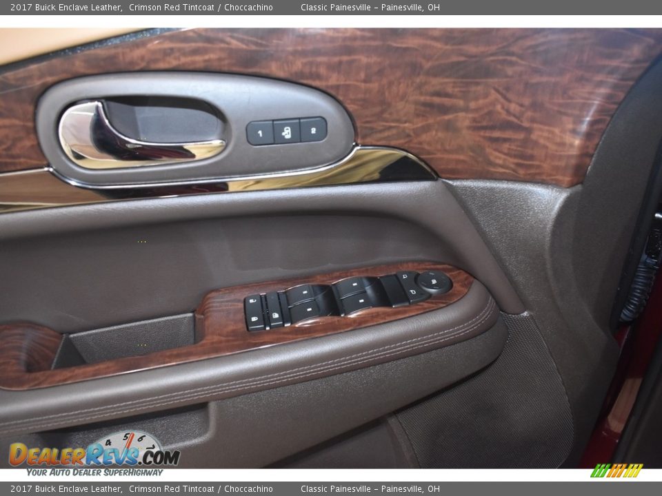 2017 Buick Enclave Leather Crimson Red Tintcoat / Choccachino Photo #11