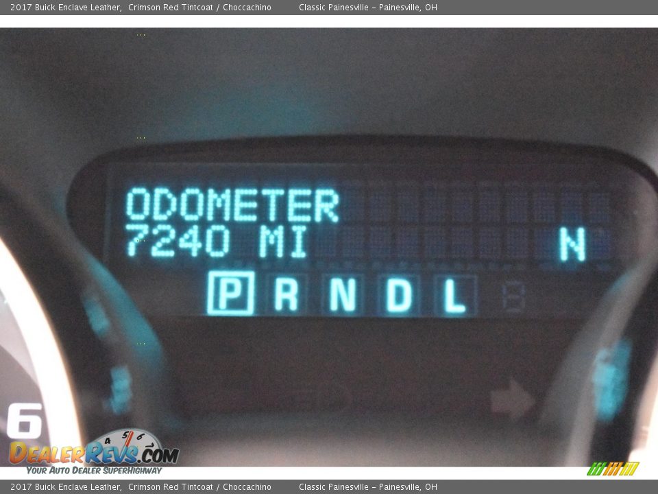 2017 Buick Enclave Leather Crimson Red Tintcoat / Choccachino Photo #16