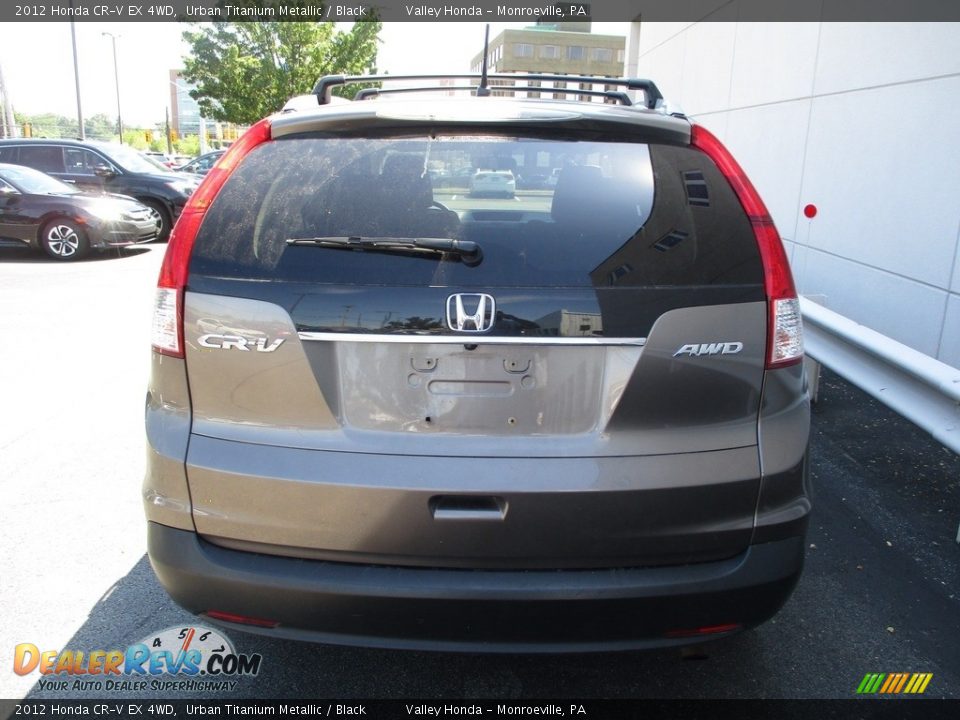 2012 Honda CR-V EX 4WD Urban Titanium Metallic / Black Photo #4