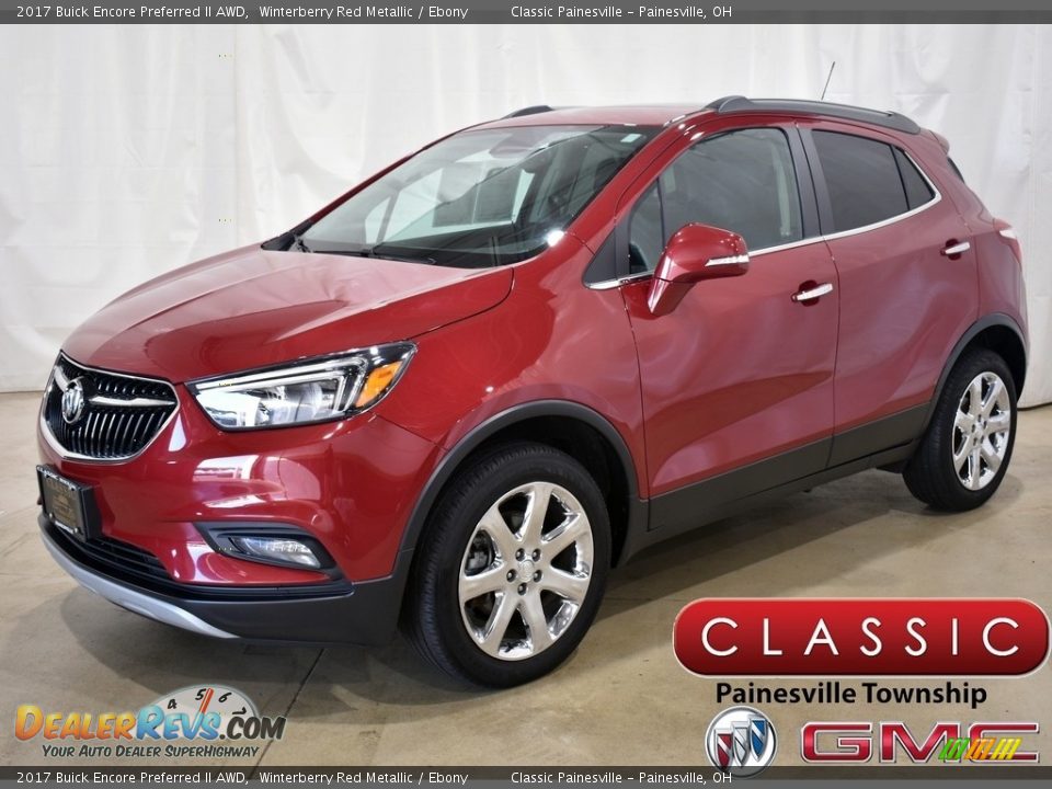 2017 Buick Encore Preferred II AWD Winterberry Red Metallic / Ebony Photo #1