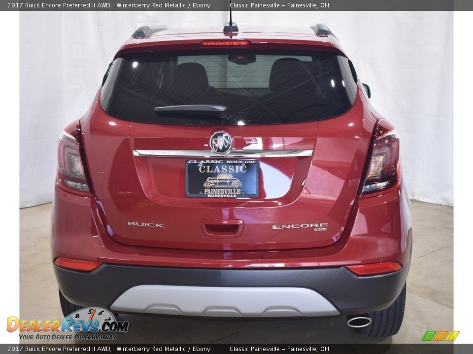 2017 Buick Encore Preferred II AWD Winterberry Red Metallic / Ebony Photo #3