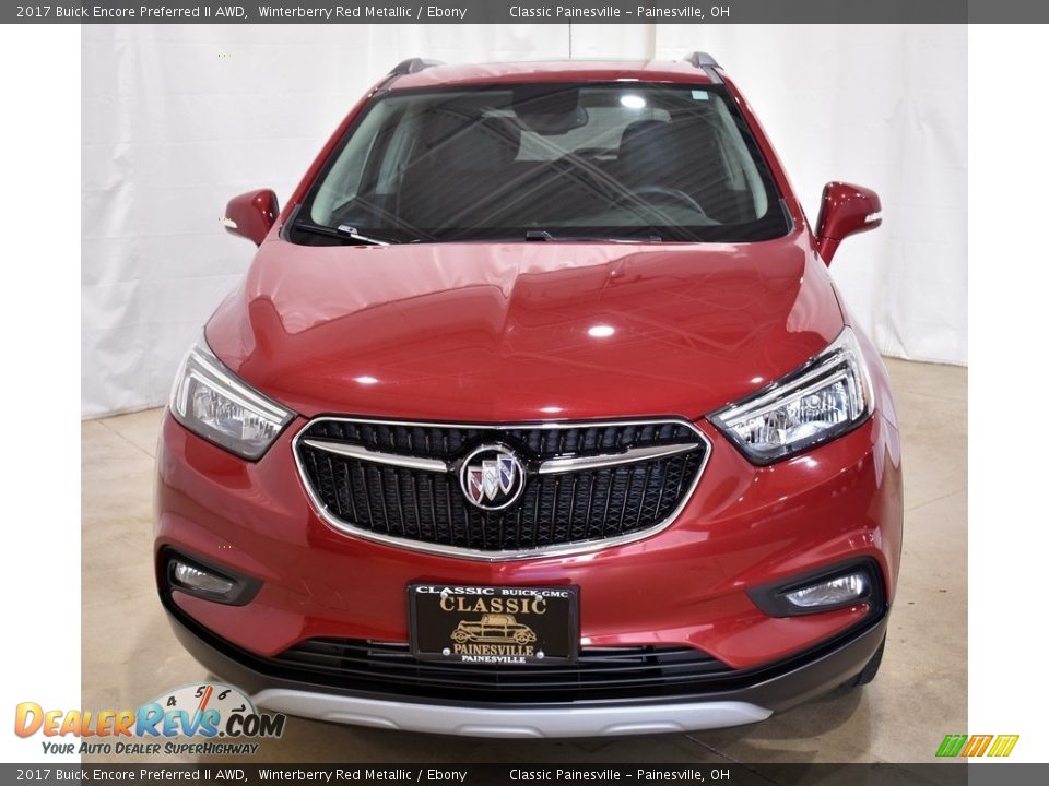2017 Buick Encore Preferred II AWD Winterberry Red Metallic / Ebony Photo #4