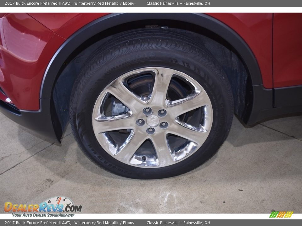 2017 Buick Encore Preferred II AWD Winterberry Red Metallic / Ebony Photo #5