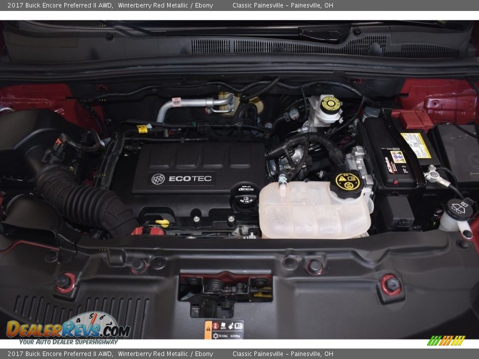 2017 Buick Encore Preferred II AWD Winterberry Red Metallic / Ebony Photo #6