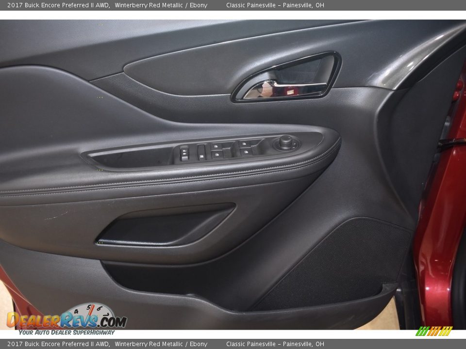 2017 Buick Encore Preferred II AWD Winterberry Red Metallic / Ebony Photo #11