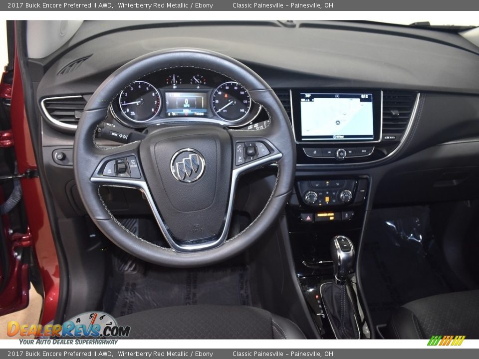 2017 Buick Encore Preferred II AWD Winterberry Red Metallic / Ebony Photo #12