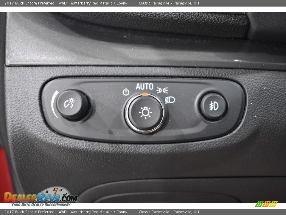 2017 Buick Encore Preferred II AWD Winterberry Red Metallic / Ebony Photo #14