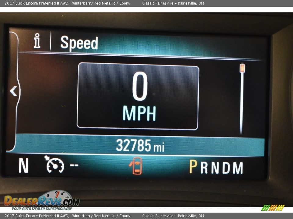 2017 Buick Encore Preferred II AWD Winterberry Red Metallic / Ebony Photo #15