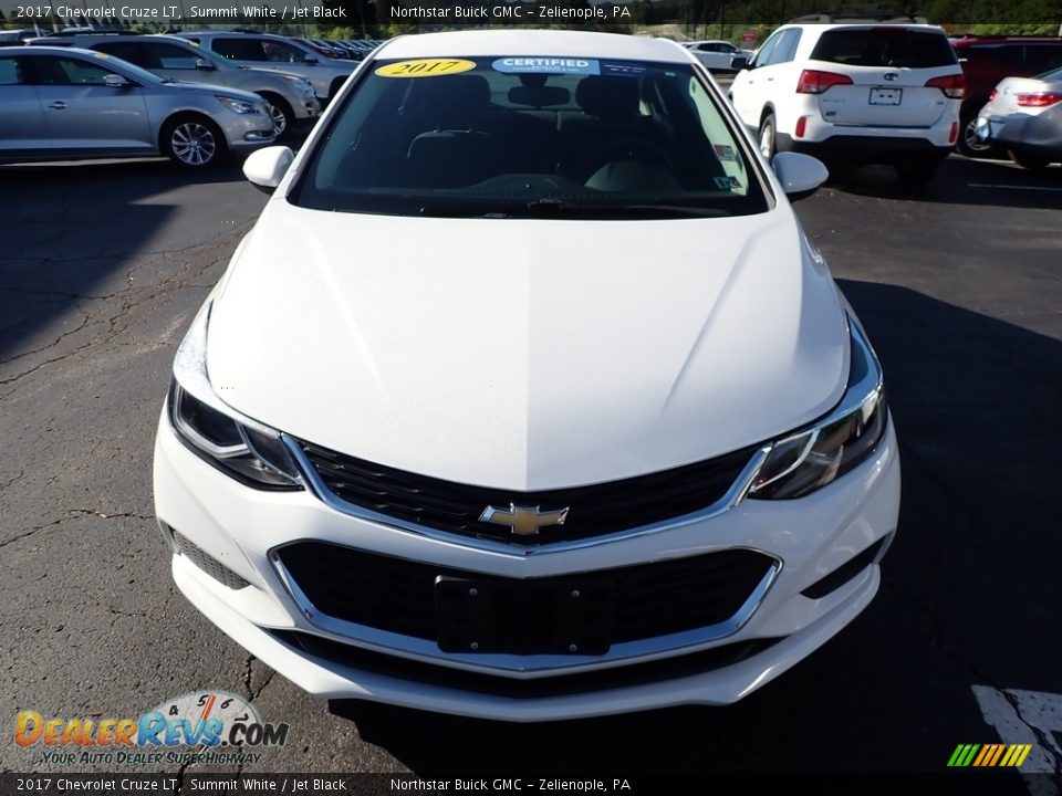 2017 Chevrolet Cruze LT Summit White / Jet Black Photo #3