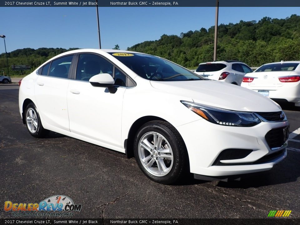 2017 Chevrolet Cruze LT Summit White / Jet Black Photo #4