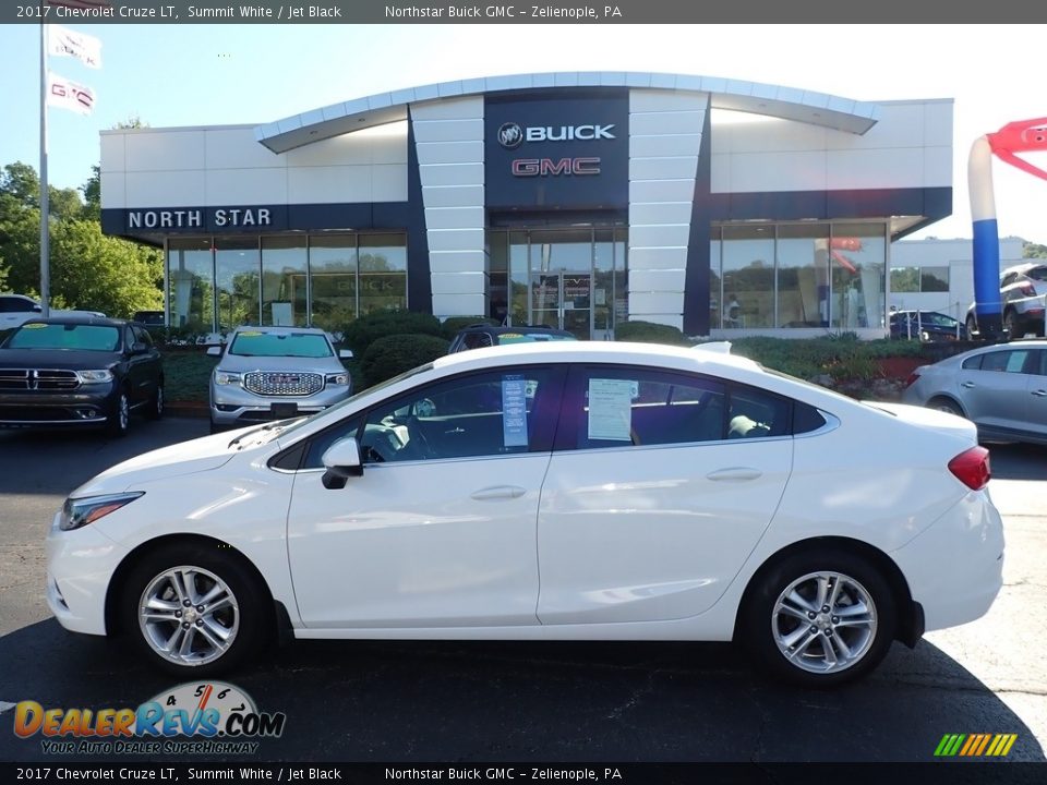 2017 Chevrolet Cruze LT Summit White / Jet Black Photo #13