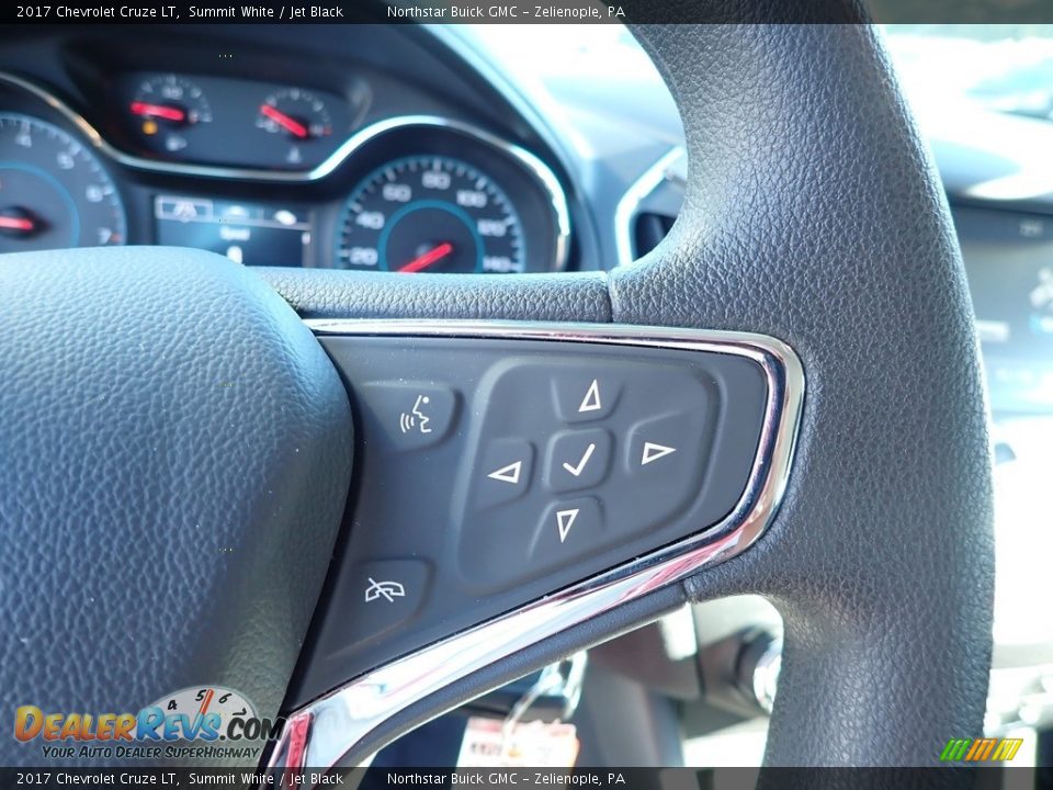 2017 Chevrolet Cruze LT Summit White / Jet Black Photo #25