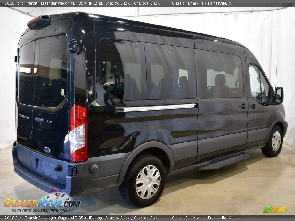 2018 Ford Transit Passenger Wagon XLT 350 HR Long Shadow Black / Charcoal Black Photo #2