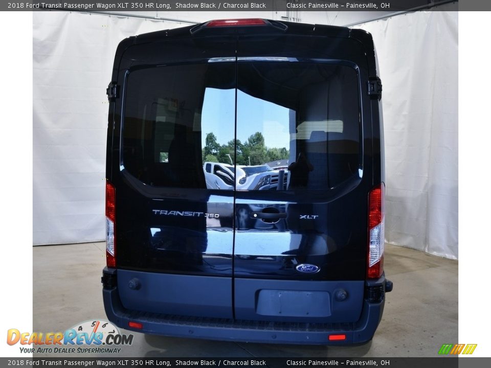 2018 Ford Transit Passenger Wagon XLT 350 HR Long Shadow Black / Charcoal Black Photo #3