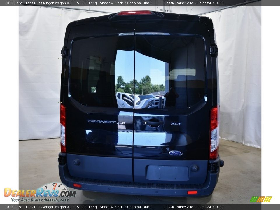 2018 Ford Transit Passenger Wagon XLT 350 HR Long Shadow Black / Charcoal Black Photo #3