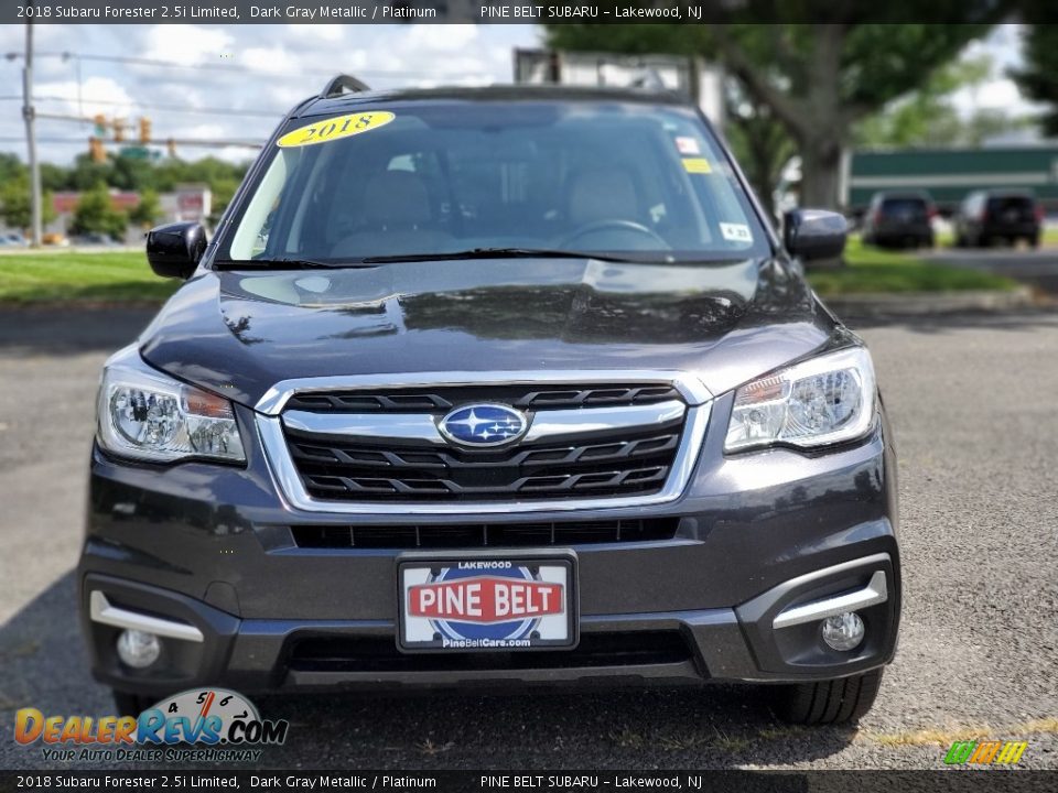 2018 Subaru Forester 2.5i Limited Dark Gray Metallic / Platinum Photo #16