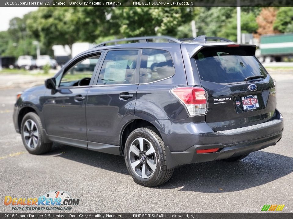 2018 Subaru Forester 2.5i Limited Dark Gray Metallic / Platinum Photo #20