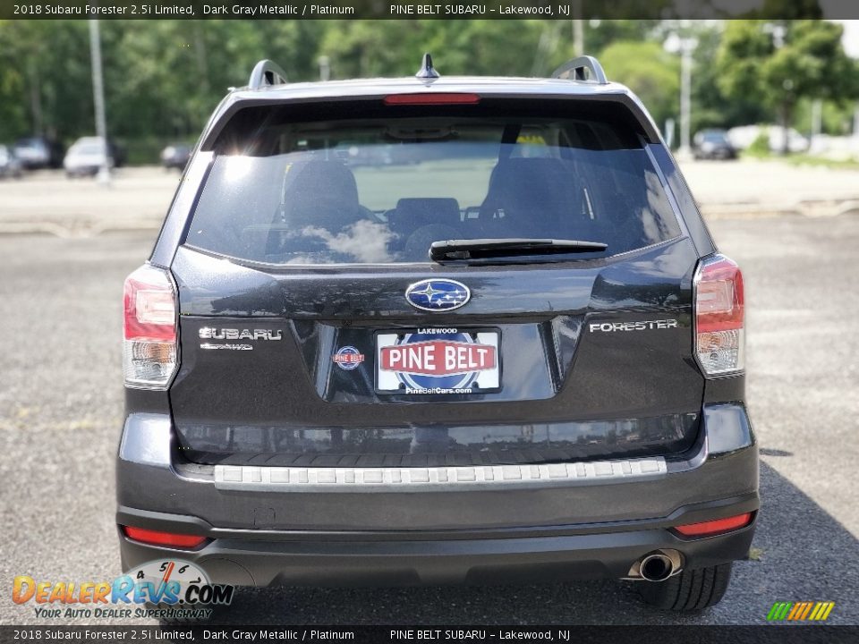 2018 Subaru Forester 2.5i Limited Dark Gray Metallic / Platinum Photo #21