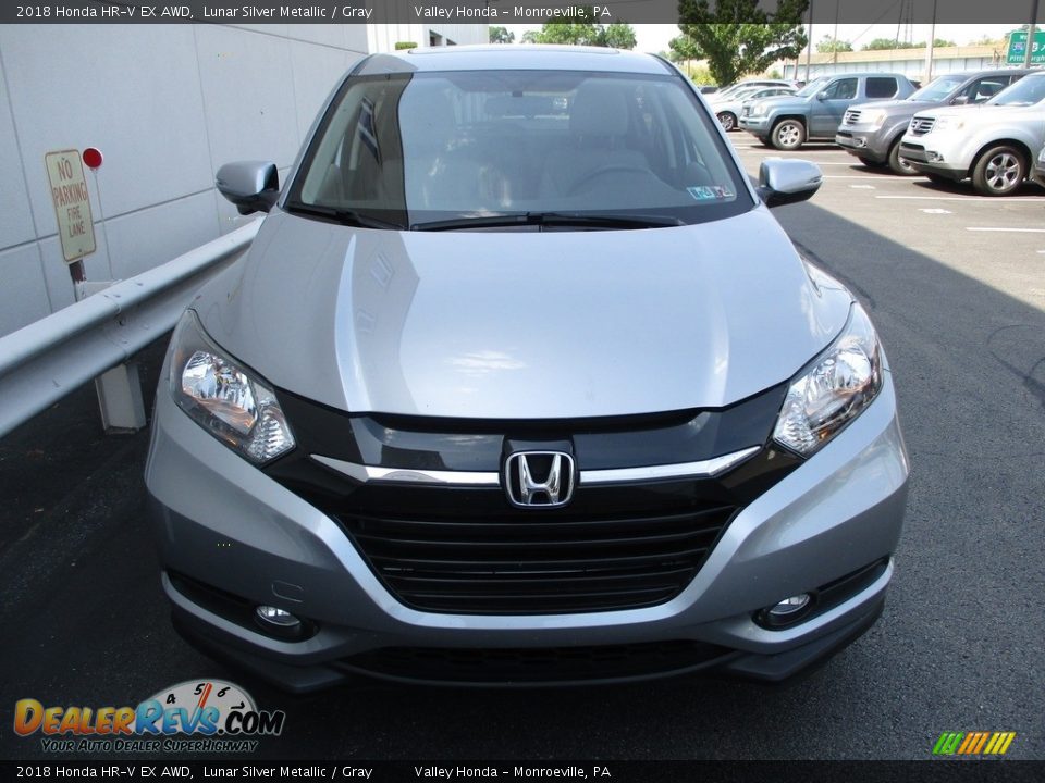 2018 Honda HR-V EX AWD Lunar Silver Metallic / Gray Photo #9