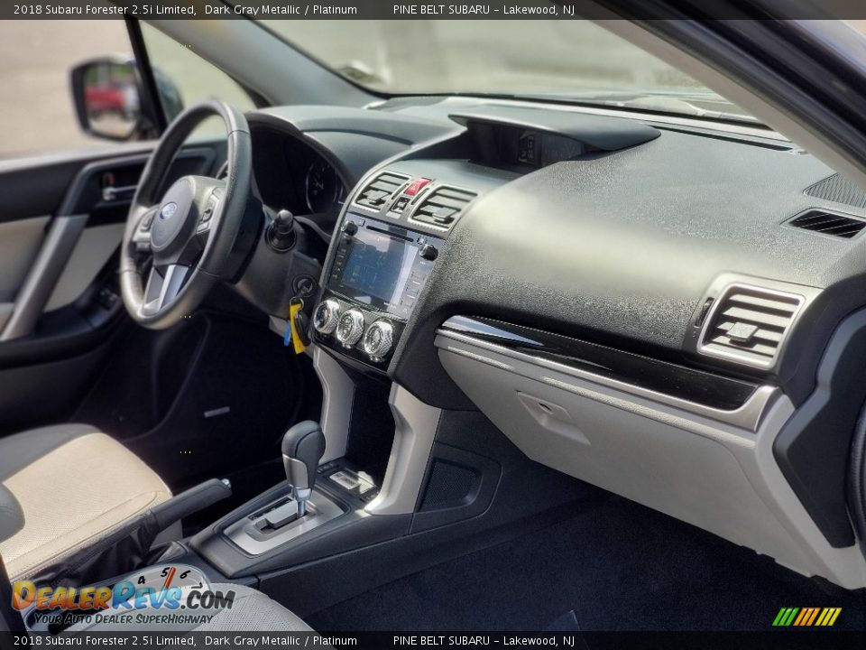 2018 Subaru Forester 2.5i Limited Dark Gray Metallic / Platinum Photo #26