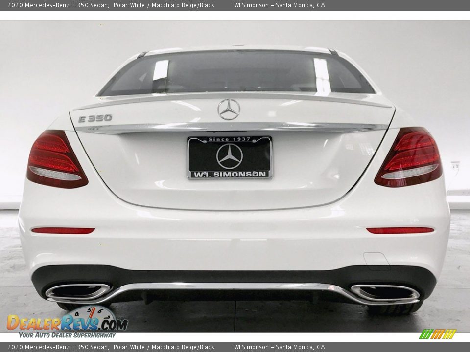 2020 Mercedes-Benz E 350 Sedan Polar White / Macchiato Beige/Black Photo #3