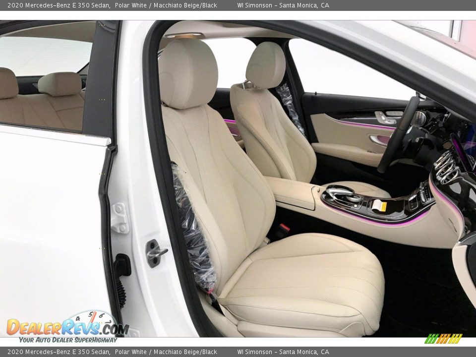 2020 Mercedes-Benz E 350 Sedan Polar White / Macchiato Beige/Black Photo #5