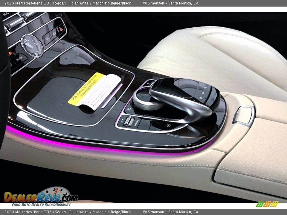 2020 Mercedes-Benz E 350 Sedan Polar White / Macchiato Beige/Black Photo #7