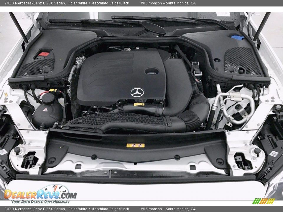 2020 Mercedes-Benz E 350 Sedan Polar White / Macchiato Beige/Black Photo #8