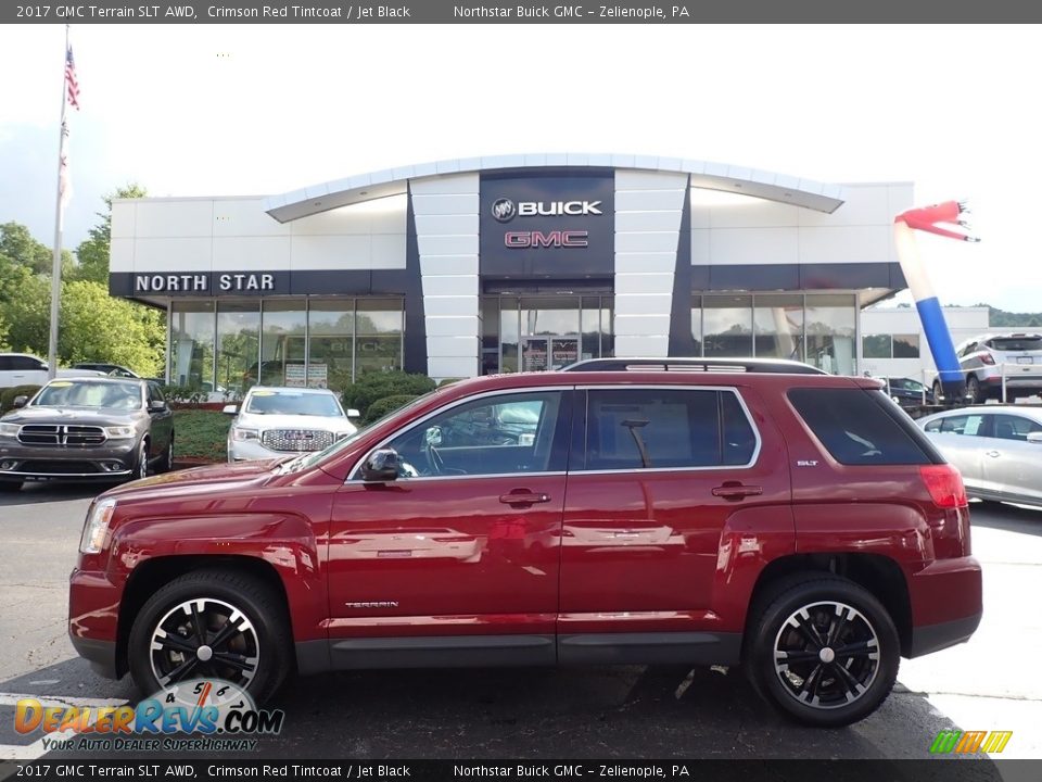2017 GMC Terrain SLT AWD Crimson Red Tintcoat / Jet Black Photo #1